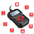 KW210 automatic smart 12V Car Battery Tester Auto Battery Analyzer 100 to 2000CCA Cranking Car Battery-Tester