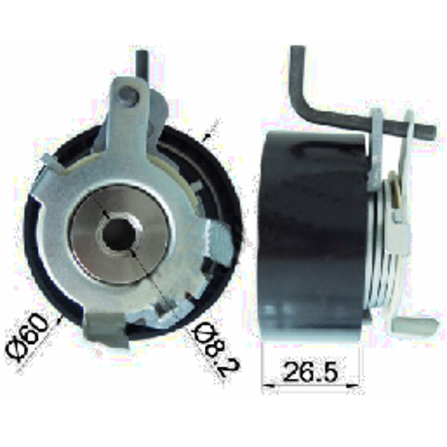 CM5G-6K245-EB 1765052 Generator Tensionerl Engine Tensioner Pulley for ford