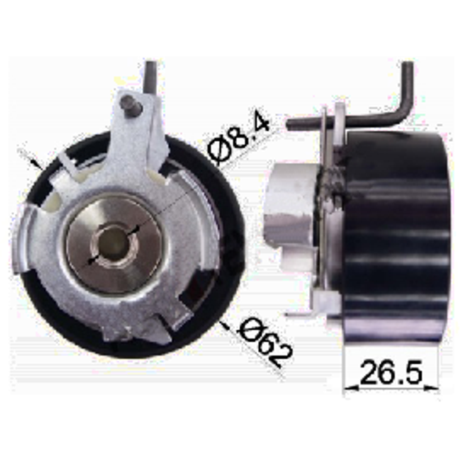 1 685 747  BM5G6K254AE Generator Tensionerl Engine Tensioner Pulley for ford volvo