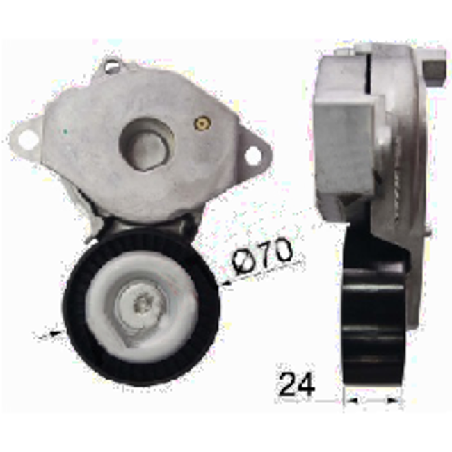 P02008 16620-0Y010 Tensioner Pulley 16620-47010 Engine Tensioner for Toyota